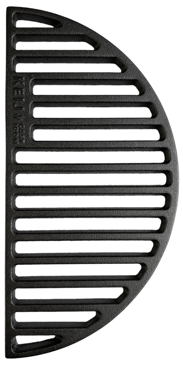 Keij Kamado Halve Maan Rooster Large - Fonte émaillé en fonte - 46,5 cm - pour Kamado de 21 pouces - Universel