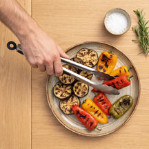 Keij Kamado BBQ Tongs Easy Lock - inox - 35 cm