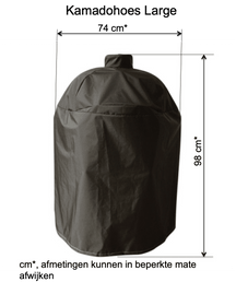 Keij Kamado BBQ Pro Large Noir - 21 pouces