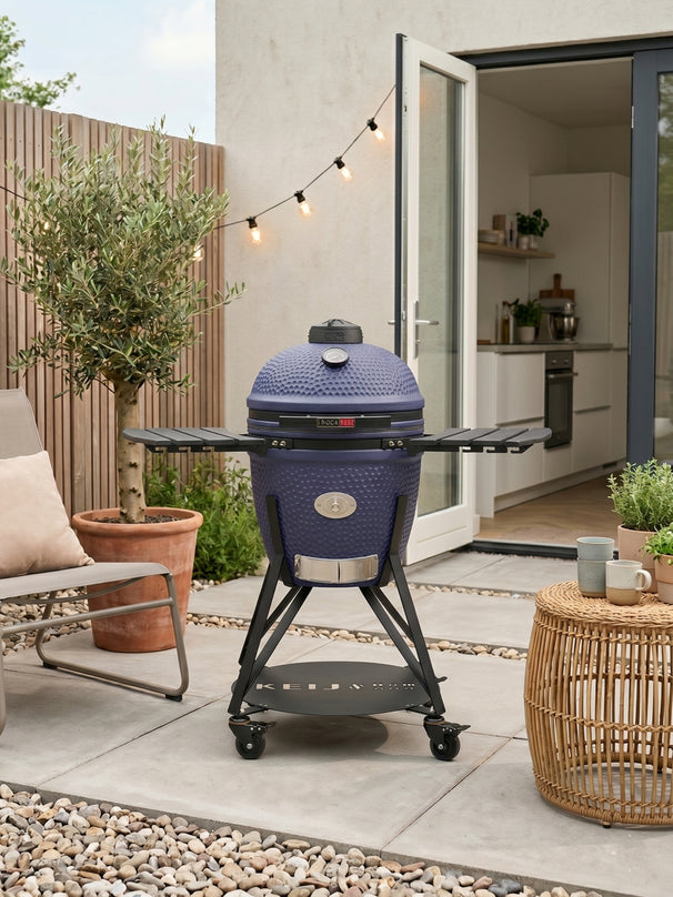 Keij Kamado Legend Keramisch Large Bleu - Set de démarrage Barbecue Charbon