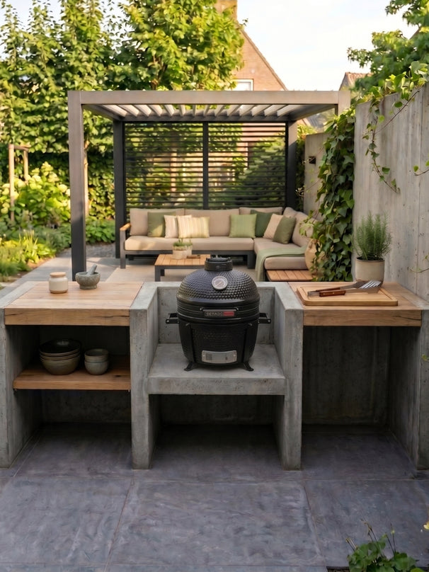 Keij Kamado BBQ Pro Compact Black - 15 pouces