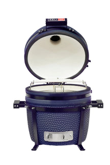 Keij Kamado Legend Keramiek Compact Bleu - Set de démarrage Kamado BBQ - Barbecue