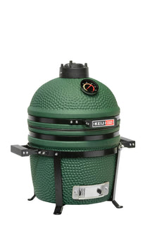 Keij Kamado Legend Compact Keramique Verte Set de démarrage - BBQ Kamado Extérieur