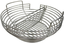 Keij Kamado Pan à charbon (X)Large - pour Kamado de 21/23 pouces - avec découpe pour alimentateur de copeaux - Universel