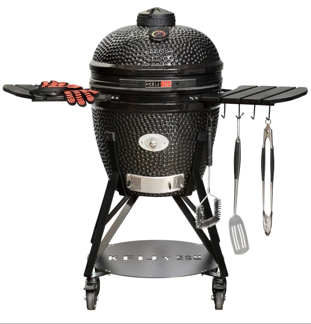 Keij Kamado BBQ Pro Large Noir - 21 pouces