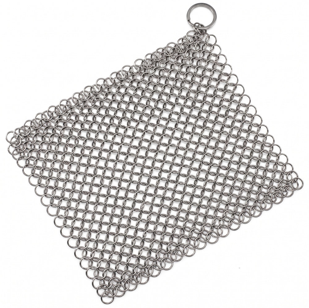 Keij Kamado Gietijzer Scrubber - Chaîne de nettoyage en inox