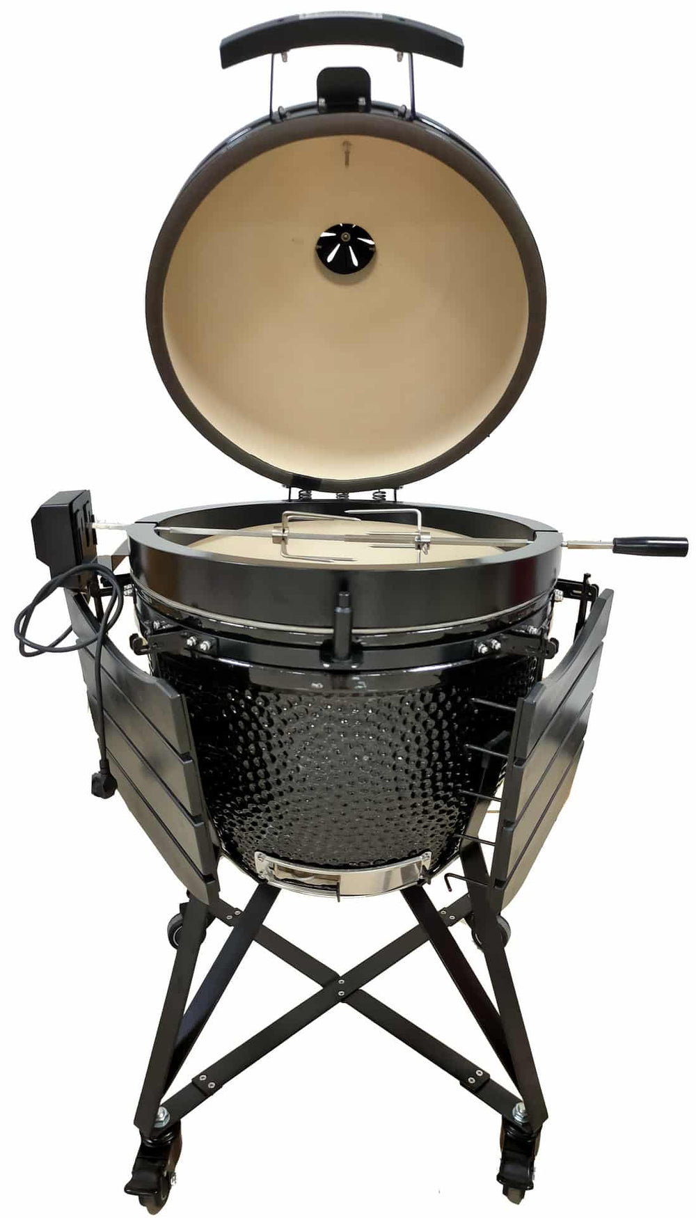Keij Kamado Rotisserie Large Inox 55cm - Pour Kamado de 21 pouces