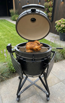 Keij Kamado Rotisserie Large Inox 55cm - Pour Kamado de 21 pouces