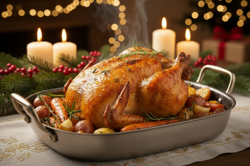 Un plat de Noël classique, sublimé par une touche moderne et une saveur maximale.