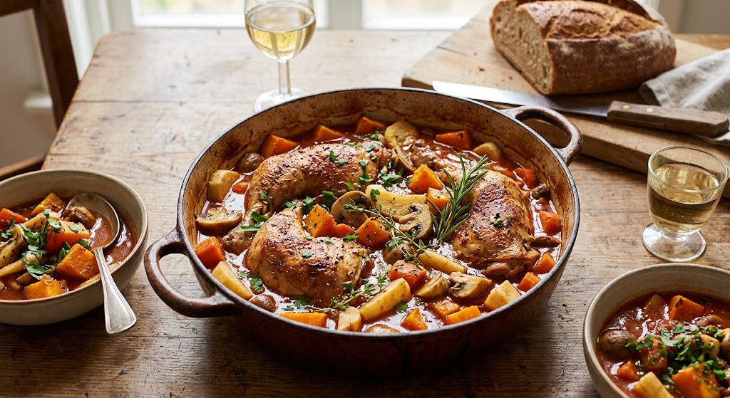 Réconfort chaud dans une seule casserole, exactement ce que réclame la saison.