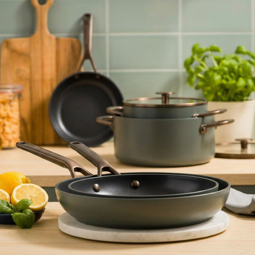 KitchenAid Koekenpan Advanced Juniper Black ø 20 cm - sfeerbeeld 6