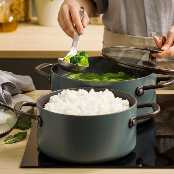 Faitout KitchenAid Advanced Juniper Black ø 20 cm / 3,1 Litres - revêtement antiadhésif céramique