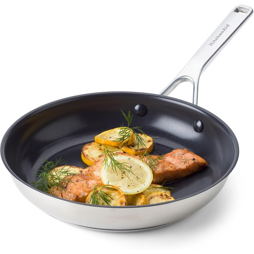 KitchenAid Koekenpan Advanced RVS ø 24 cm - productfoto