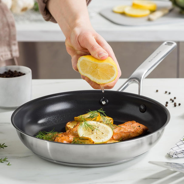 Poêle à frire KitchenAid Advanced Inox ø 24 cm - revêtement antiadhésif céramique