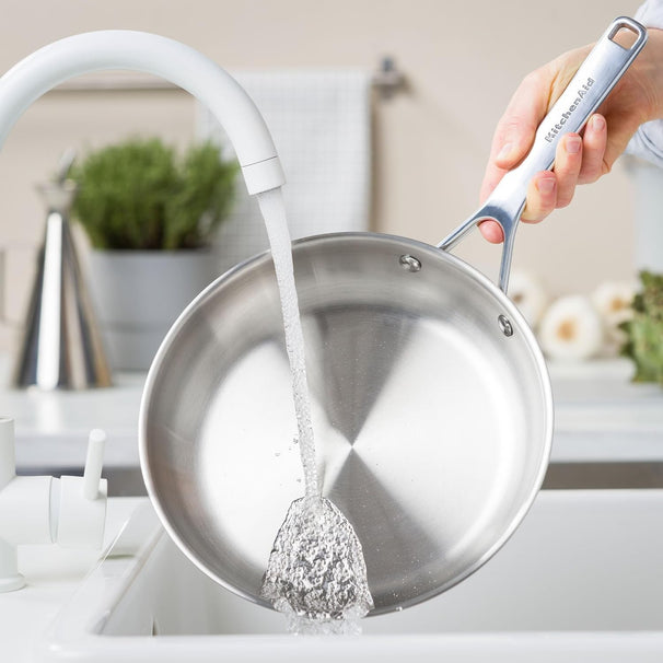 Poêle à frire KitchenAid Advanced Inox ø 24 cm - sans revêtement antiadhésif