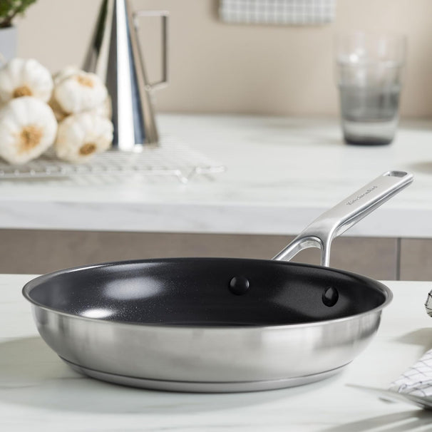 Poêle à frire KitchenAid Advanced Inox ø 28 cm - revêtement antiadhésif céramique