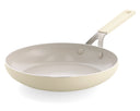 Poêle à frire KitchenAid Aluminium Almond Cream ø 24 cm - revêtement antiadhésif céramique