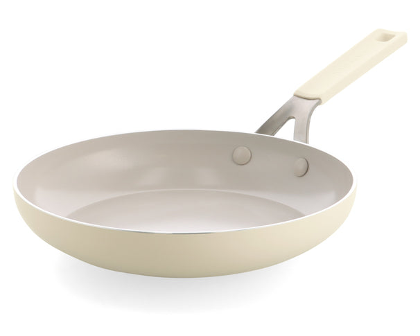 Poêle à frire KitchenAid Aluminium Almond Cream ø 24 cm - revêtement antiadhésif céramique
