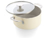 KitchenAid Kookpan Aluminium Almond Cream ø 20 cm / 3.1 Liter