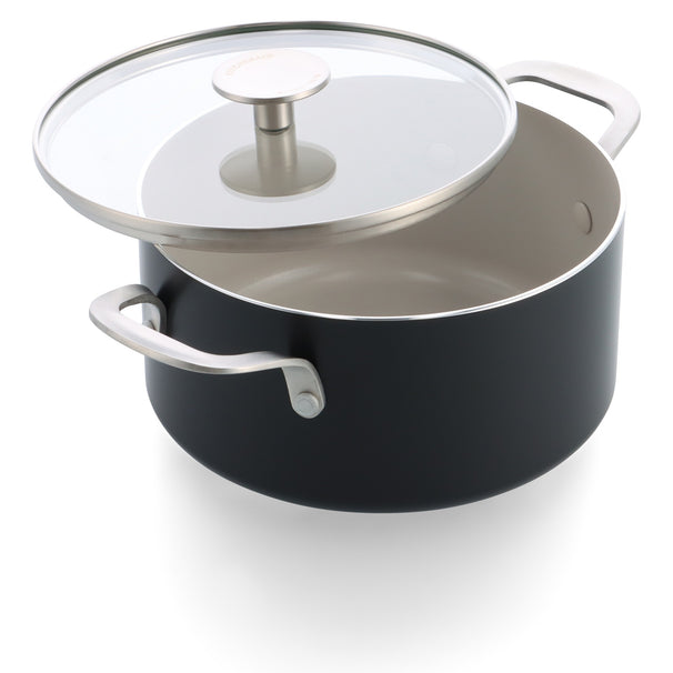 Faitout KitchenAid Aluminium Noir Mat ø 20 cm / 3,1 Litres - revêtement antiadhésif céramique