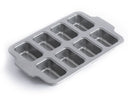 Moule à mini-cakes KitchenAid Aluminized Steel - 8 mini-cakes - 39 x 24 cm - revêtement antiadhésif céramique