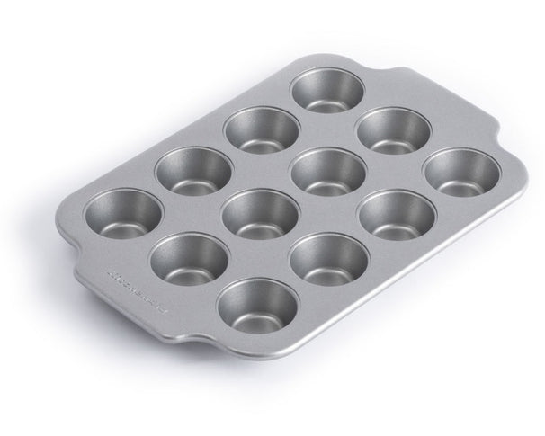 Moule à mini-muffins KitchenAid Aluminized Steel - 12 muffins - 30 x 20 cm - revêtement antiadhésif céramique