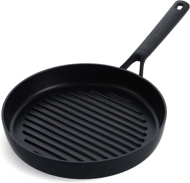 Poêle-gril KitchenAid Classic Forged ø 28 cm - revêtement antiadhésif céramique