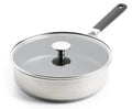 KitchenAid Hapjespan / Sauteerpan met deksel Classic RVS ø 26 cm / 3.6 Liter