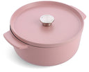 Cocotte en fonte KitchenAid Dried Rose ø 26 cm / 5,2 Litres - revêtement antiadhésif émaillé