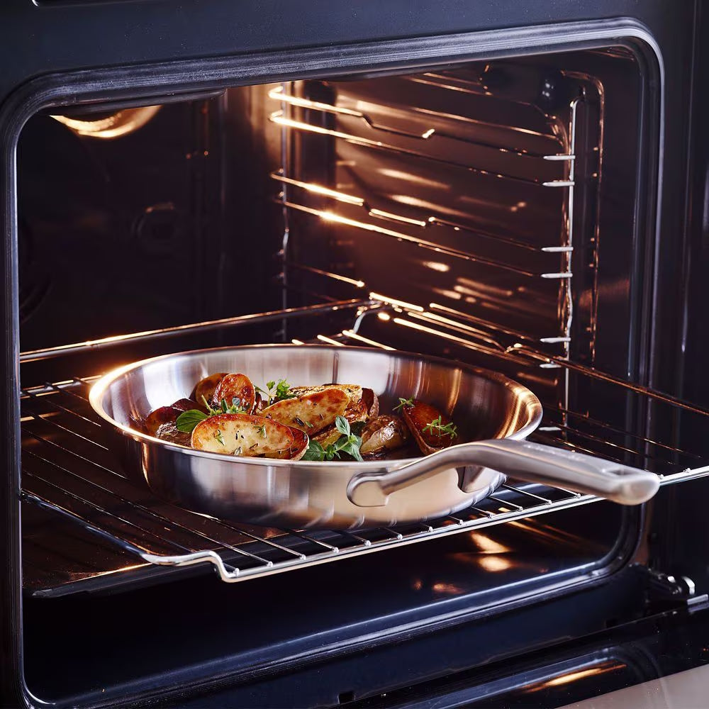 Ensemble de poêles KitchenAid - Acier inoxydable Multi-Ply - ø 24 et 28 cm - sans revêtement antiadhésif