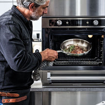 Ensemble de poêles KitchenAid - Acier inoxydable Multi-Ply - ø 24 et 28 cm - sans revêtement antiadhésif