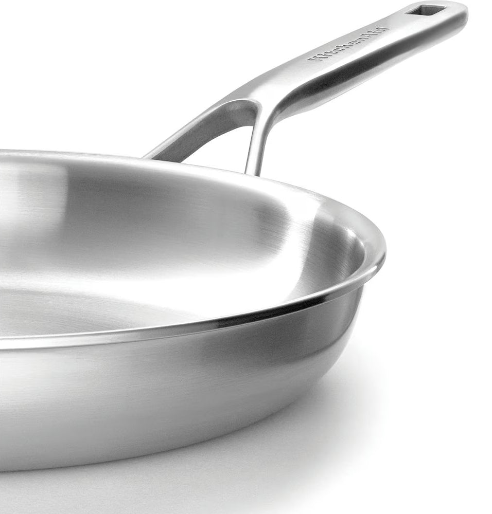 Ensemble de poêles KitchenAid - Acier inoxydable Multi-Ply - ø 24 et 28 cm - sans revêtement antiadhésif