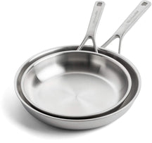 KitchenAid Koekenpannenset Tri-Ply RVS 2-delig - ø 20 & 28 cm