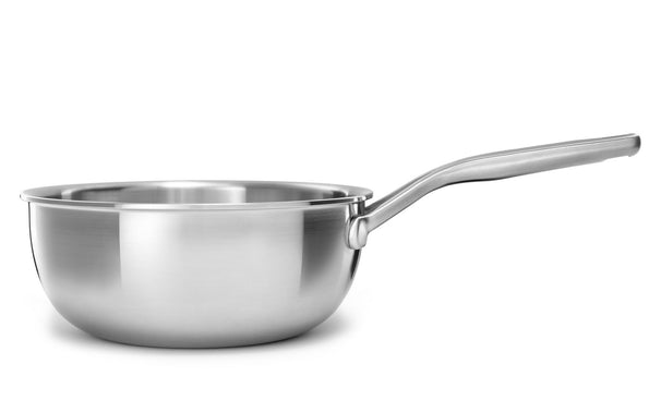 Sauteuse évasée KitchenAid Tri-Ply Inox ø 20 cm / 2,4 Litres - sans revêtement antiadhésif