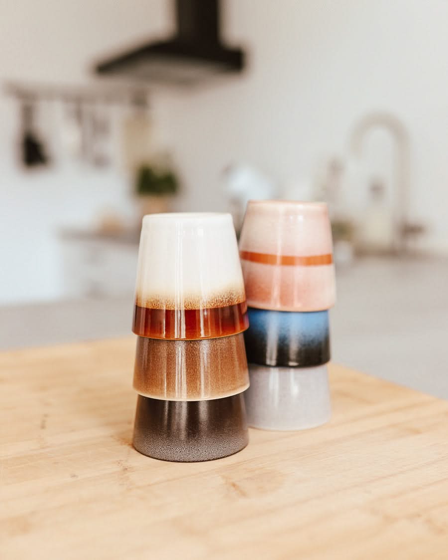 Set de tasses à café Studio Tavola - Cappuccino - Earth - 310 ml - 6 pièces