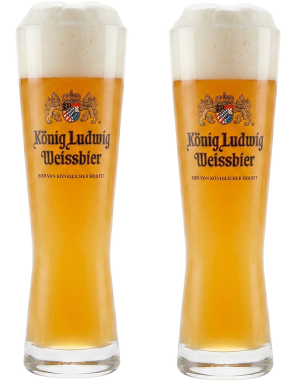 Set de verres a bière König Ludwig - Verres Weizen - Weizen - 500 ml - 2 pieces