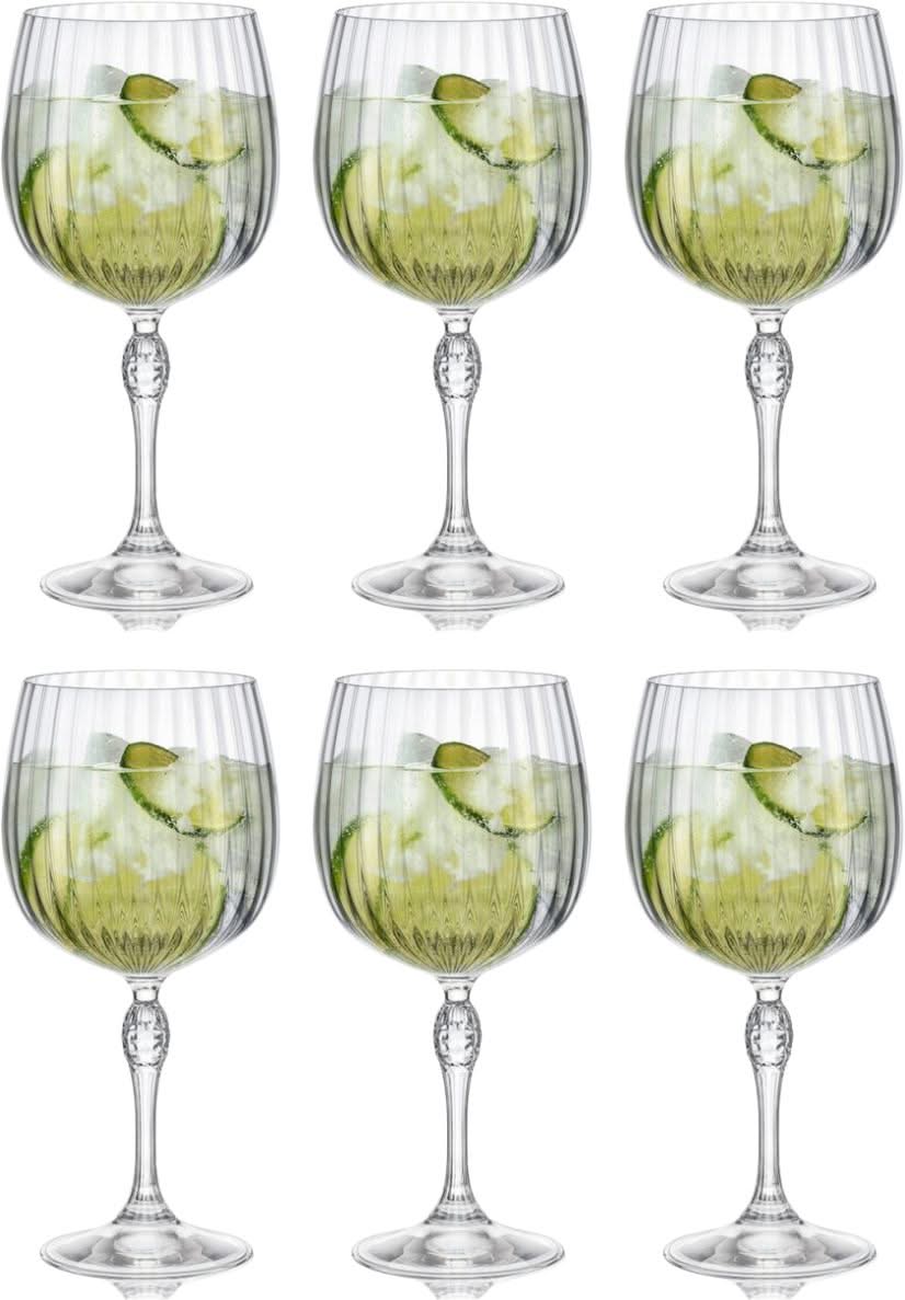 Set de verres a gin tonic Bormioli Rocco - Gobelet - America - 740 ml - 6 pièces