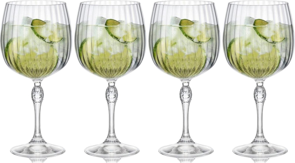 Set de verres a gin tonic Bormioli Rocco - Copa - America20s - 740 ml - 4 pièces