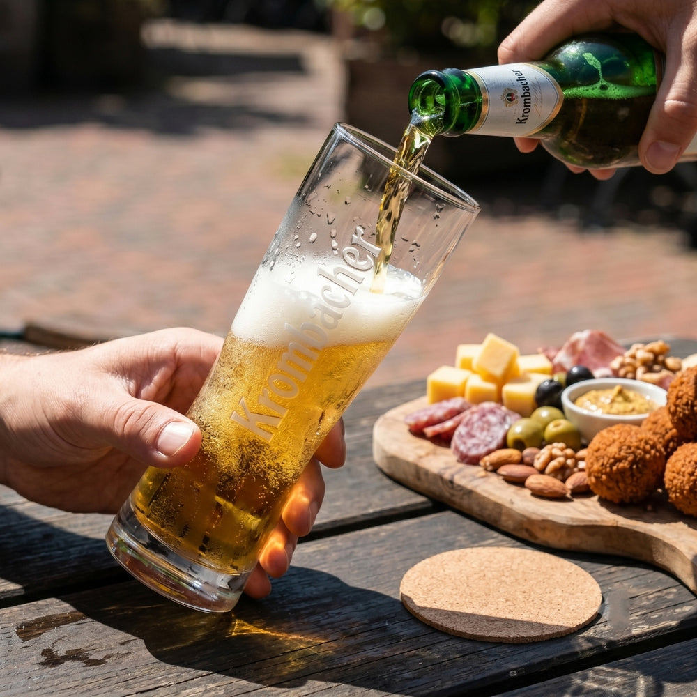 Verres à bière Krombacher Star Cup 250 ml - 6 pièces
