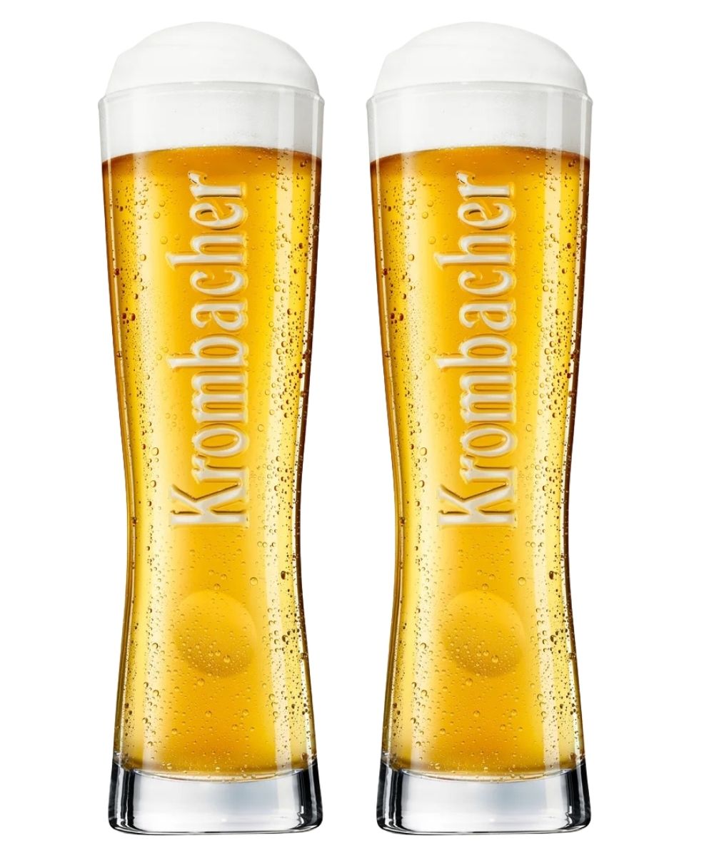 Verres à bière Krombacher Star Cup 250 ml - 2 pièces