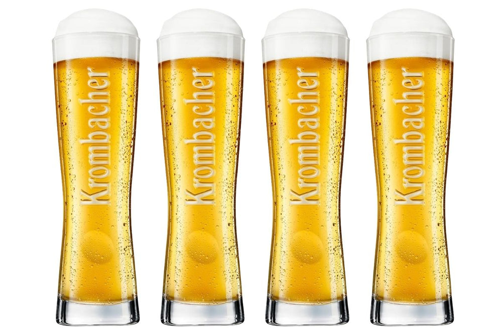 Verres à bière Krombacher Star Cup 250 ml - 4 pièces