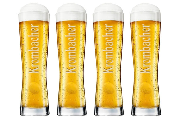 Verres à bière Krombacher Star Cup 250 ml - 4 pièces
