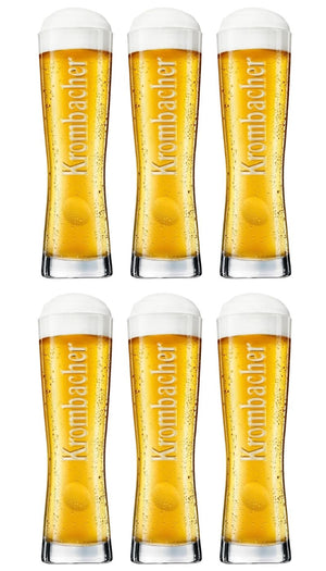 Verres à bière Krombacher Star Cup 250 ml - 6 pièces