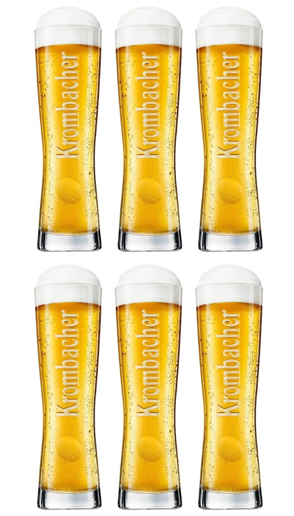 Verres à bière Krombacher Star Cup 250 ml - 6 pièces
