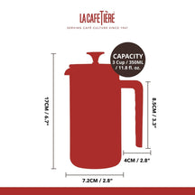 Cafetière La Cafetière - Cafetière a piston - Pisa Noir - 350 ml / 3 Tasses