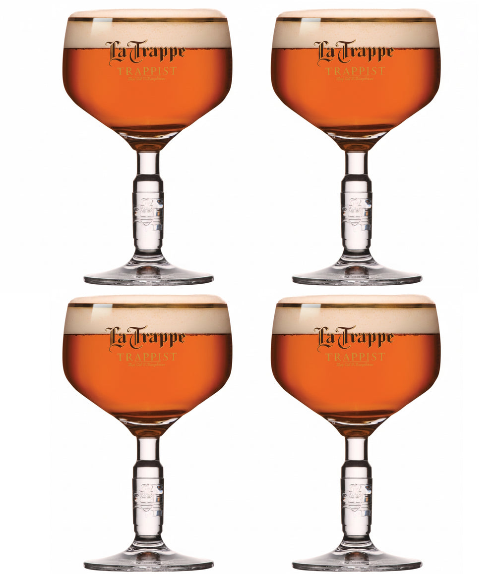Ensemble de verres à bière La Trappe - Bokaal - 250 ml - 4 pièces