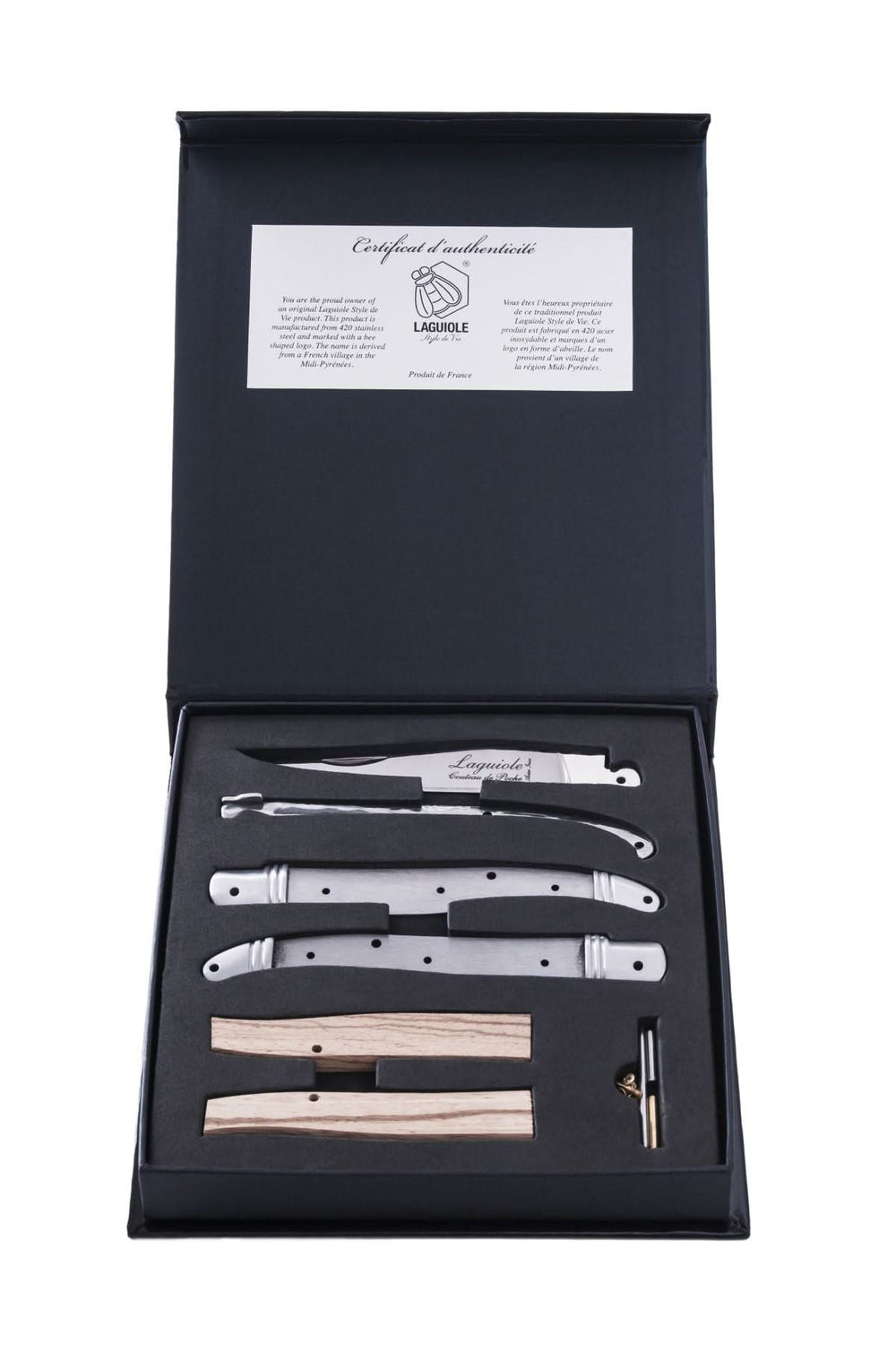 Kit couteau de poche Laguiole Style De Vie - Kit de montage - Poids 1780 g