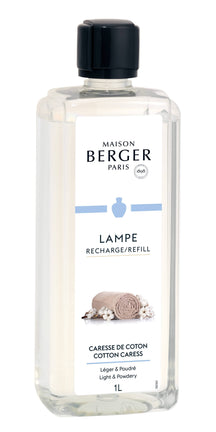 Recharge Maison Berger - pour lampe à parfum - Caresse de Coton - 1 litre