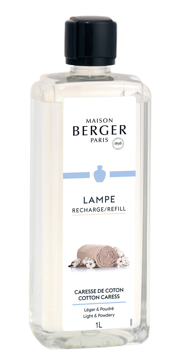 Recharge Maison Berger - pour lampe à parfum - Caresse de Coton - 1 litre
