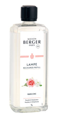 Recharge pour lampe Maison Berger - pour lampe à parfum - Paris Chic - 1 litre